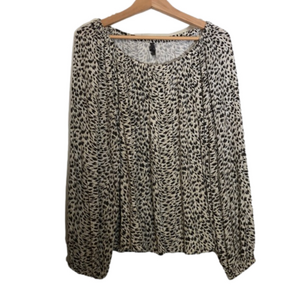 Anthropology Peasant Style Top Size XL